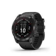 GARMIN - Fenix 7X PRO Sapphire Solar edition i titanum med silikone rem