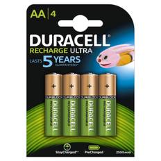 Duracell Recharge Ultra AA type Batterier til generelt brug (genopladelige) 2500mAh