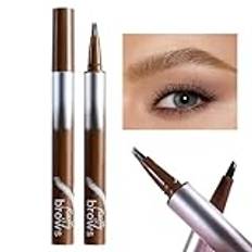 Ögonbrynspennor för kvinnor,Flytande ögonbrynspenna | Långvarig ögonbrynspenna Vattentät flytande ögonbrynspenna | Fläcksäker Precise Liquid Brow Pen Naturlig ögonbrynsfärg för kvinnor