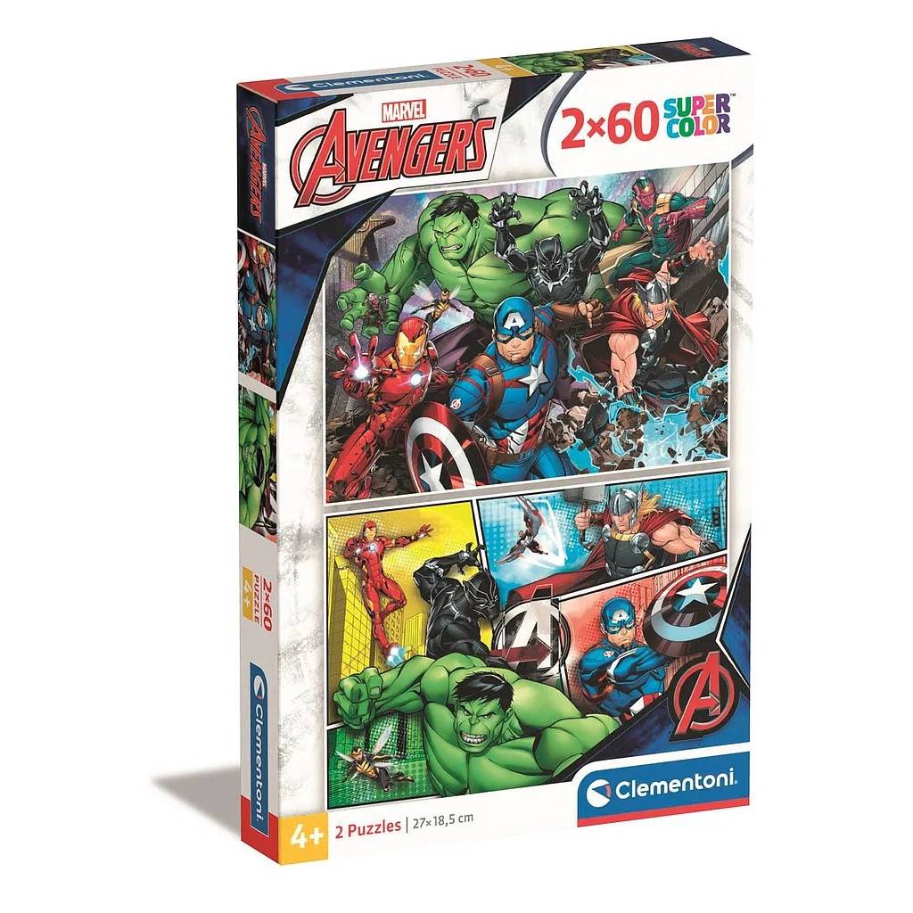 Avengers Against the Threat 2x60 bitar Clementoni-pussel