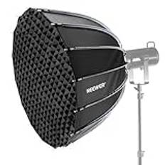 NEEWER 90 cm (35,4 tum) parabolisk softbox Bowens-fäste, snabbfrigörande med diffusor/rutnät/väska för video kontinuerlig belysning CB60 CB200B MS60 MS150B Q4 kompatibel med Godox Amaran 100 x Aputure