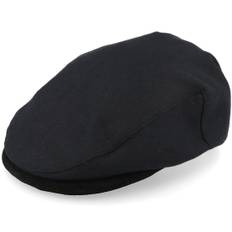 Brixton - Svart flatcap Keps - Hooligan Baggy Reserve Snap Black Flat Cap @ Hatstore