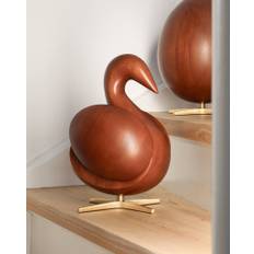 Brainchild – XL-Træfigur – Svane Figuren – Mahogni – Messing