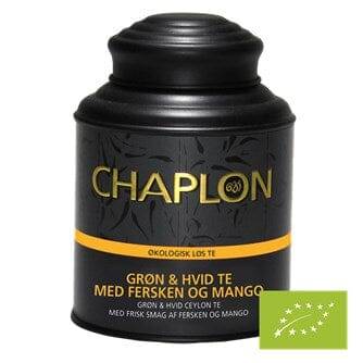 Chaplon Grøn og Hvid Te Fersken og Mango Tedåse