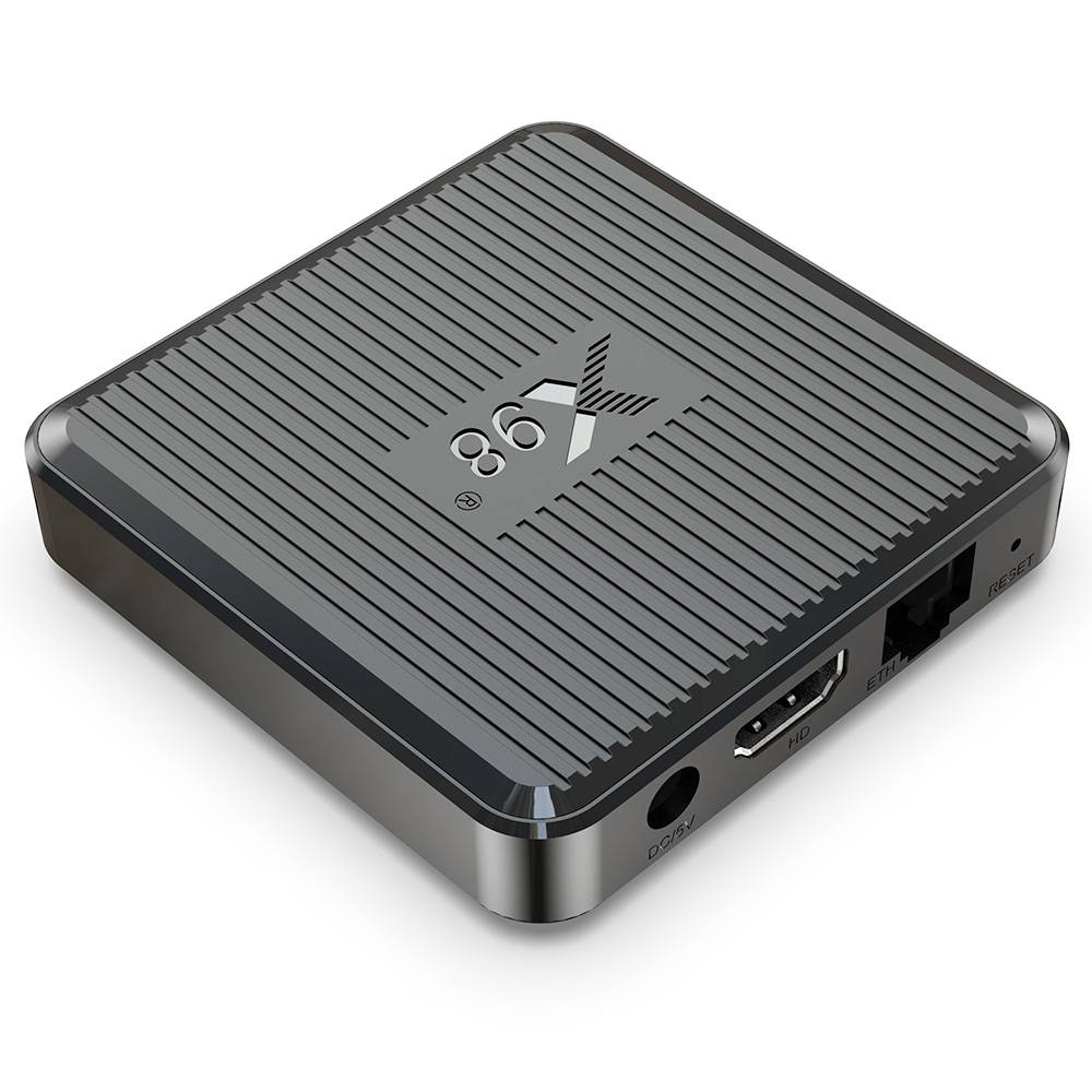 X98Q TV BOX Android 11 Amlogic S905W2 Quad Core ARM Cortex A53 2G RAM 16GB ROM 2.4G+5G WiFi 4K AV1 - EU Plug