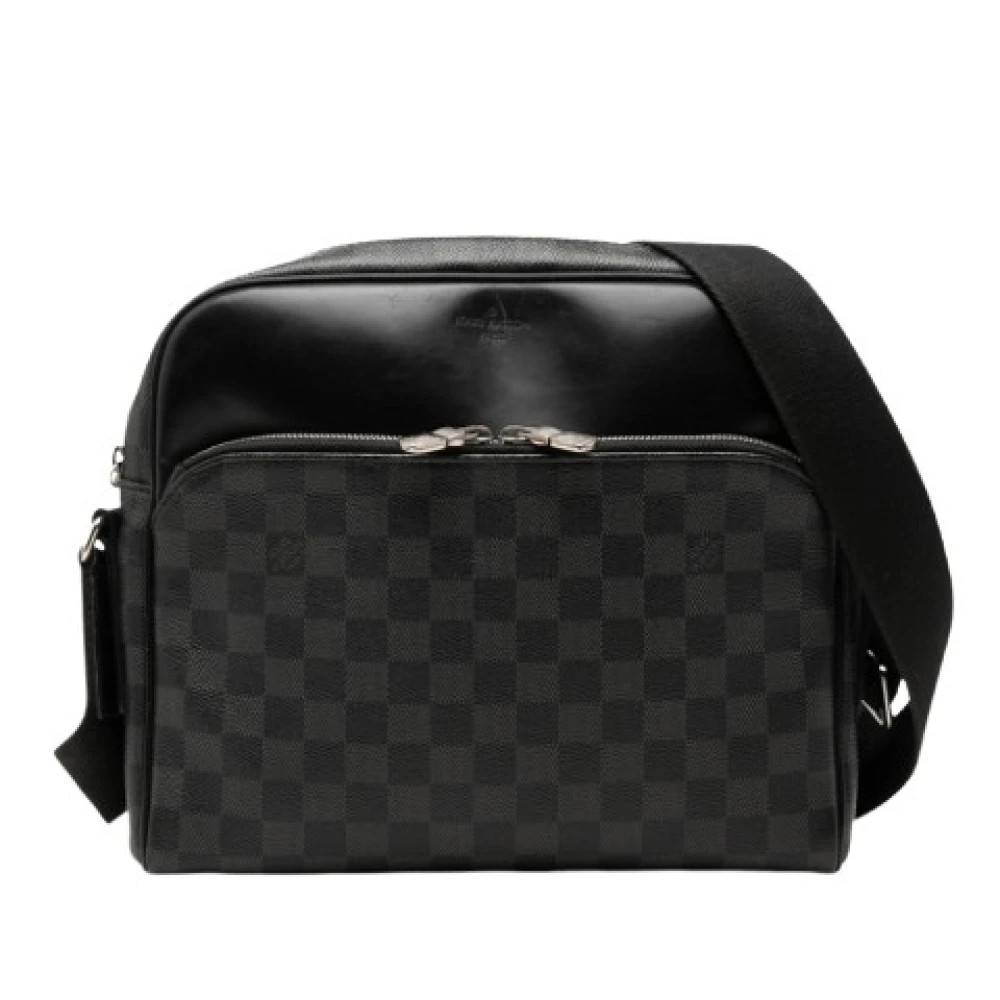 Louis Vuitton Vintage Pre-owned Dayton Reporter MM - Vintage - Dame - Sort - ONE SIZE - Uld