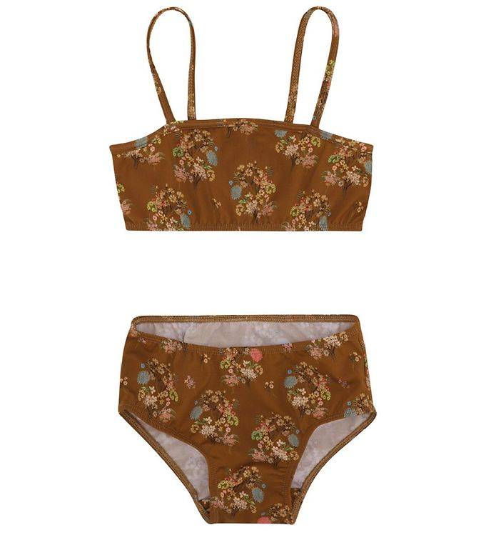 Christina Rohde Bikini - Brun m. Blommor - Christina Rohde - 5 år (110) - Bikini