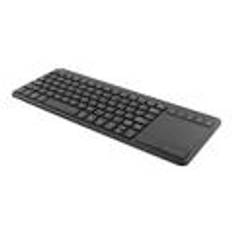 DELTACO wireless mini keyboard with touchpad, English layout, 2.4G, black