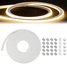Btstil LED-remsa med lock, 5 m, flexibel silikon, LED-profil, vattentät ljusband, LED, gör-det-själv ränder, silikon, LED-profiler för inomhus, utomhus, dekoration