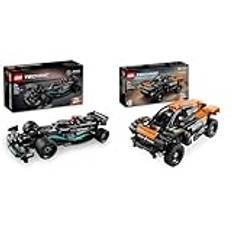 LEGO Technic Mercedes-AMG F1 W14 E Performance Pull-Back Byggset, från 7 år 42165 & LEGO Technic NEOM McLaren Extreme E racerbil Byggsats med Leksaksbil, från 7 år 42166