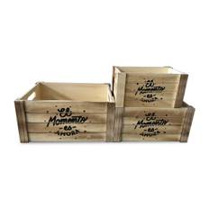 Versa Wood Dekorativt Boxset (3 Delar)