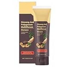 Ginseng Multiflorum schampo, Moisturizing Cleansing Shampoo, växt extrakt, naturligt organiskt schampo, 100 g för rengöring, fuktgivande, mjukhet, och glans, 1,57 x 1,57 x 6,5 tum