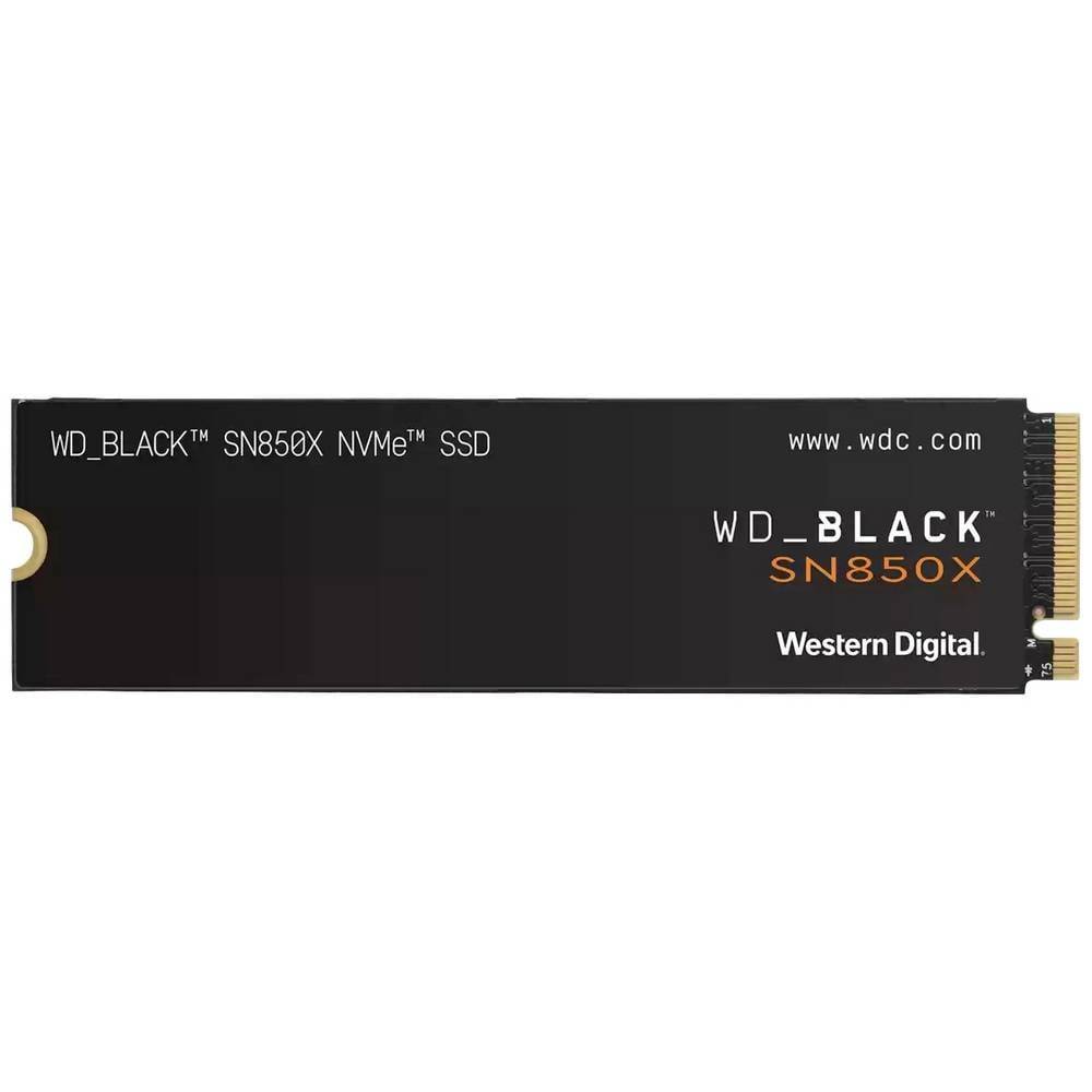 Western Digital WD_Black™ SN850X 4 TB Intern NVMe/PCIe M.2 SSD PCIe NVMe 4.0 x4 Retail WDS400T2X0E