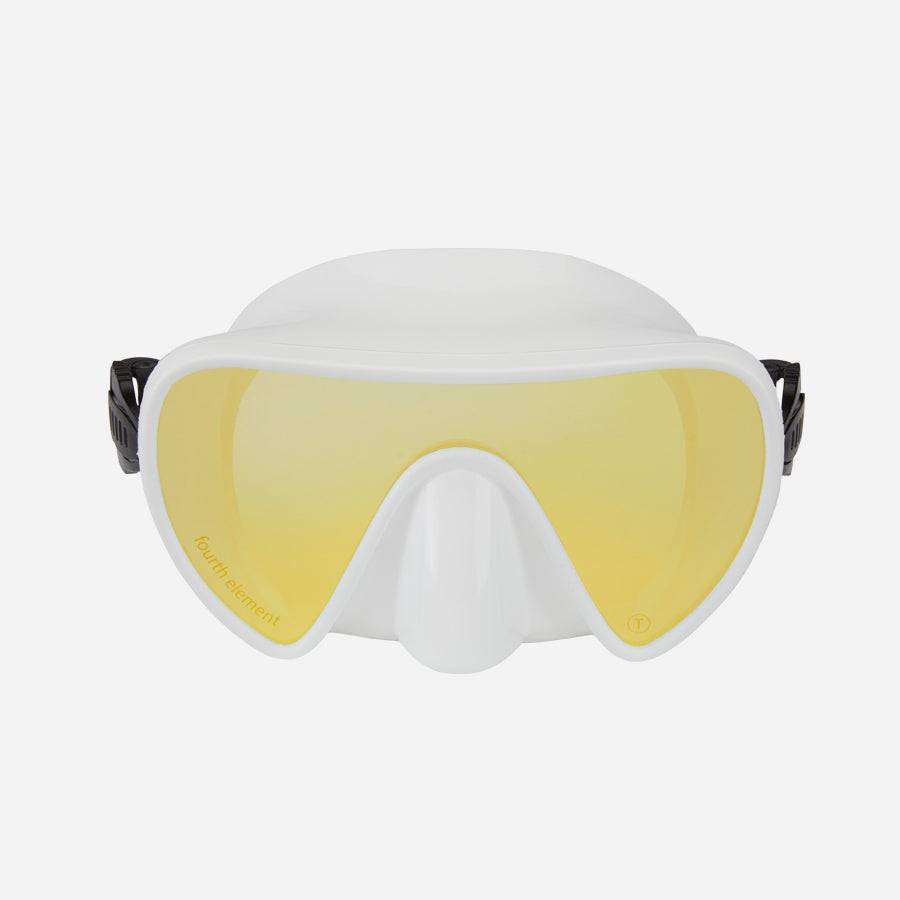 Fourth Element Scout Maske - Shield Lens - Hvid / Aqua