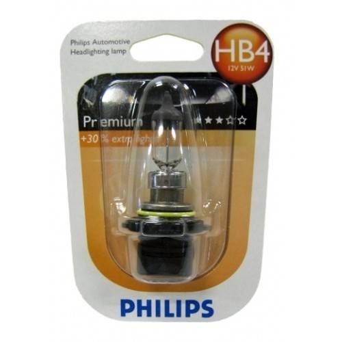 HB4 Pære - Philips Premium - 12V-55Watt