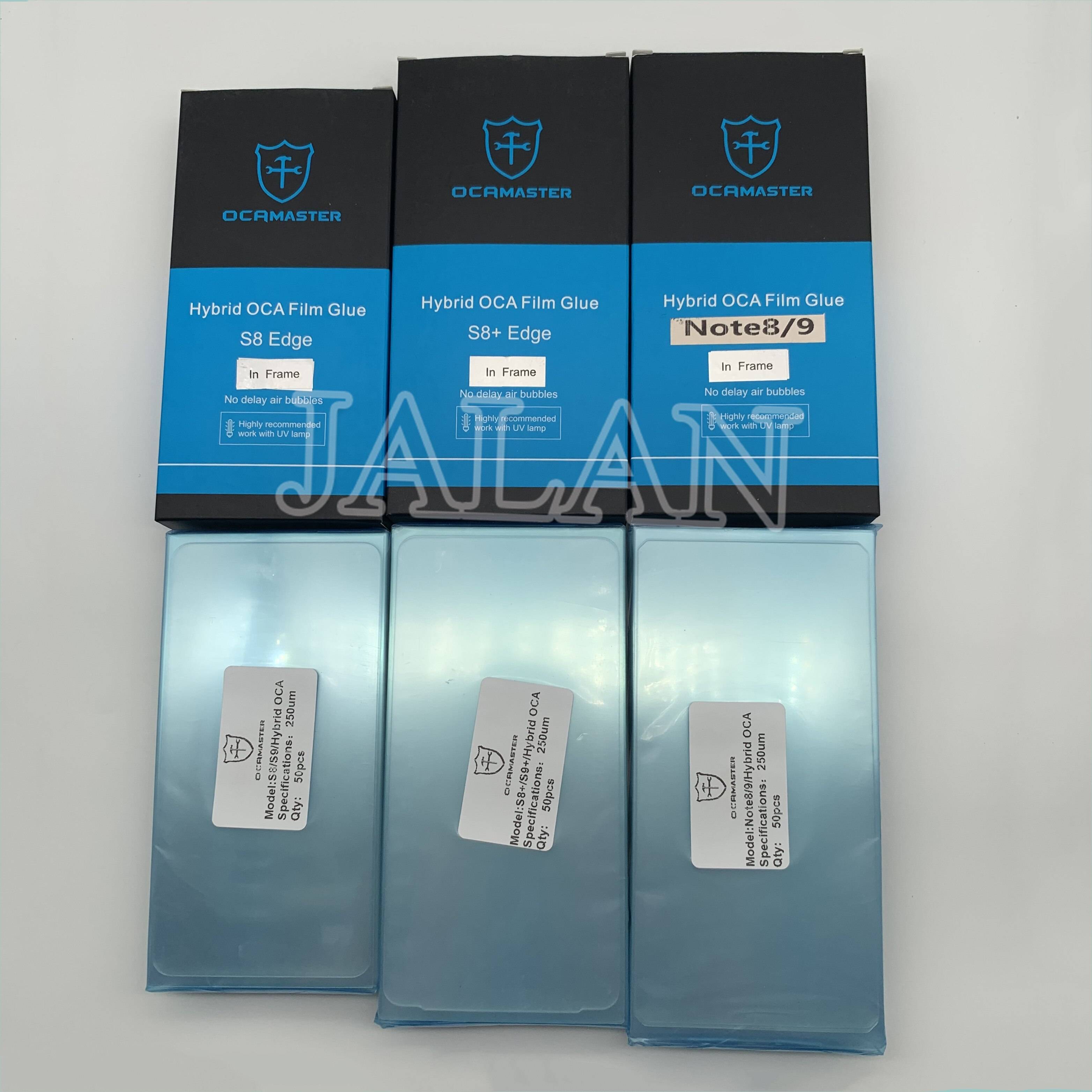Oca master 150um 175um material oca lim för samsung s10 s8 s9 plus note 8 9 niote 10 lcd display i ram laminering reparation - S8p s9 plus 150um