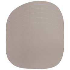 Aida Raw Buffalo Dækkeserviet 6-pak - Dækkeservietter & Coasters Genanvendt Læder Dusty Rose - 15663-6-PACK