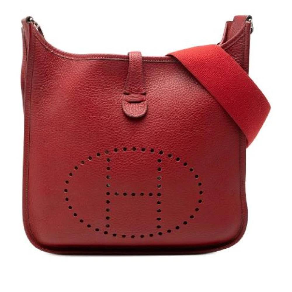 Hermès Vintage Pre-owned Evelyne II PM - Vintage - Dame - Rød - ONE SIZE - Uld