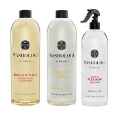 Washologi Delicate Wash, Fabric Softener & Linen Water 750 ml + 750 ml + 750 ml