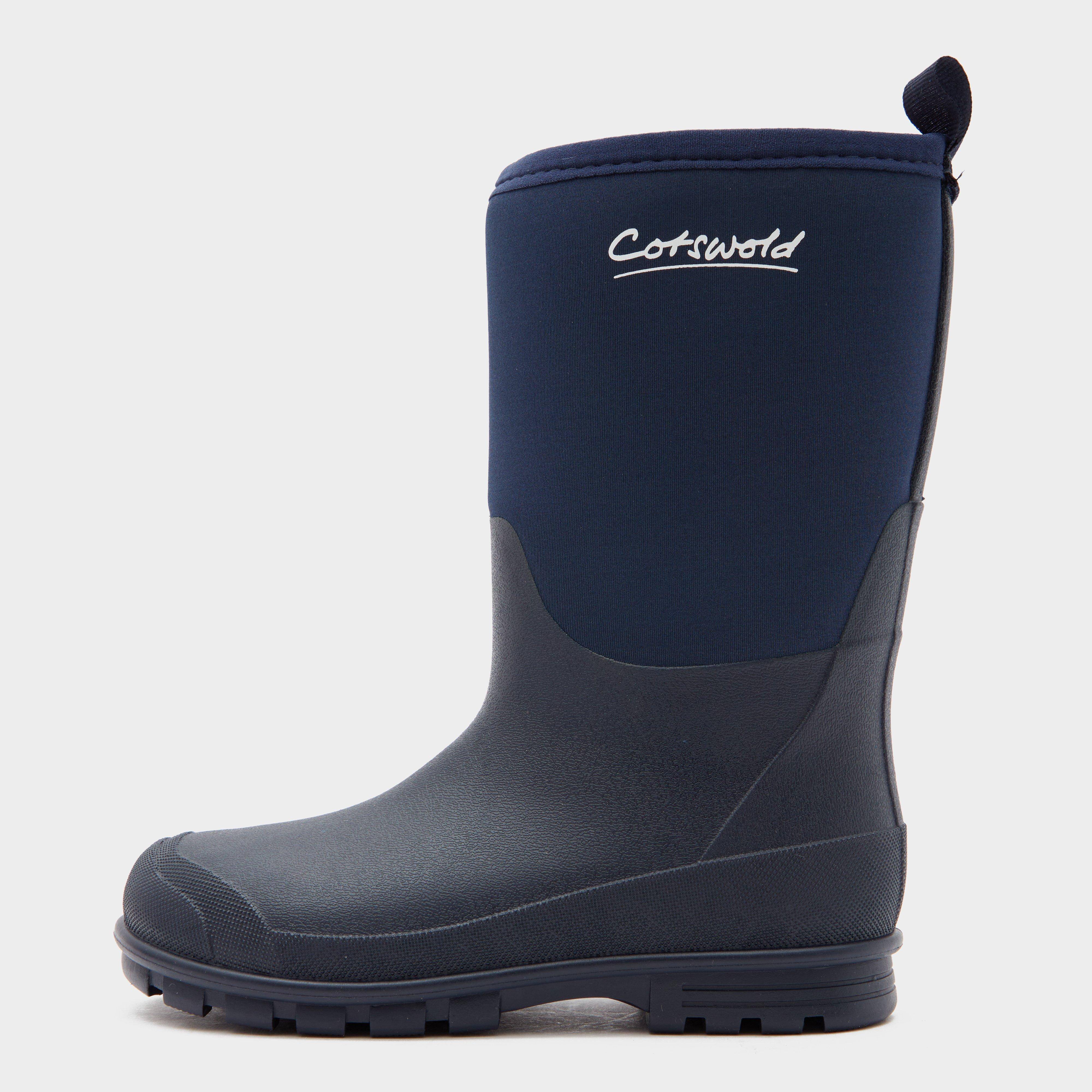 Cotswold Kids' Hilly Welly, Navy - J3.