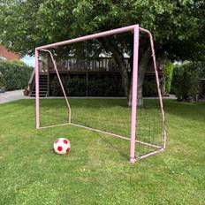 Fodboldmål Freeplay Elite Talento Girl 240 x 160 cm – Galvaniseret Pink Stål