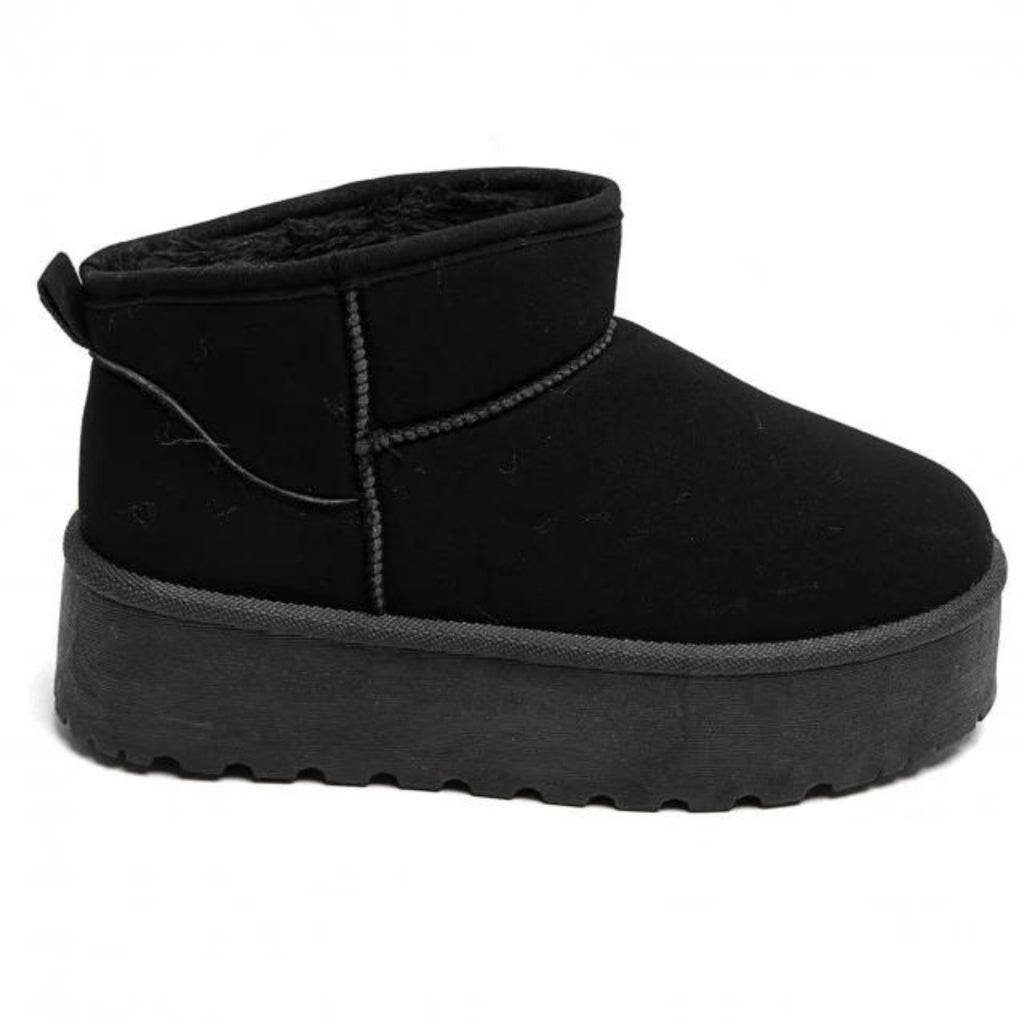 Agathe dame bamsestøvler 8906 - Black - 39