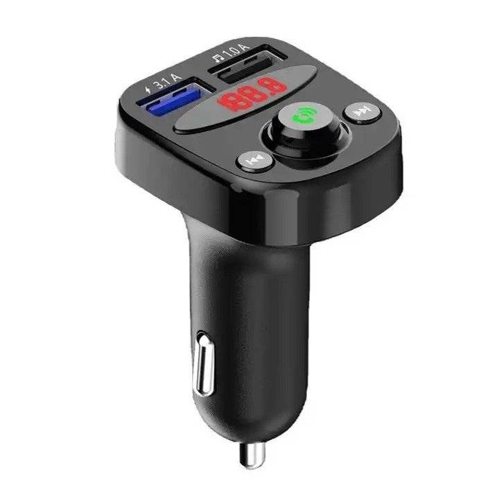 FM sändare X88A med bluetooth och handsfree Svart - 2 Pcs
