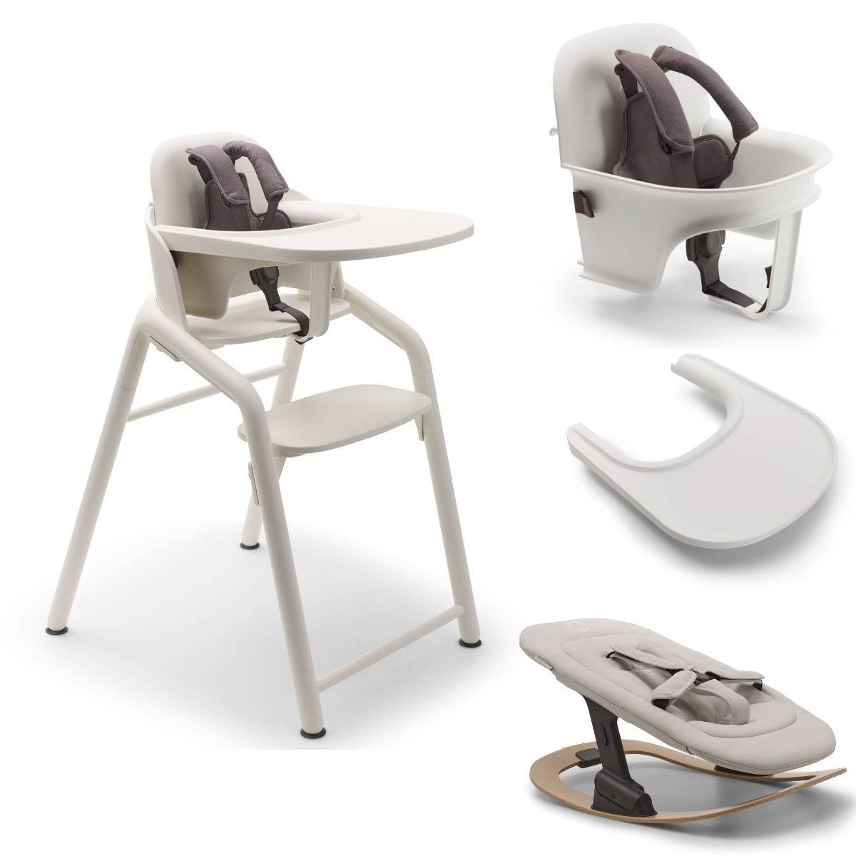 Bugaboo Giraffe High Chair All in One Set 5 in 1 - White