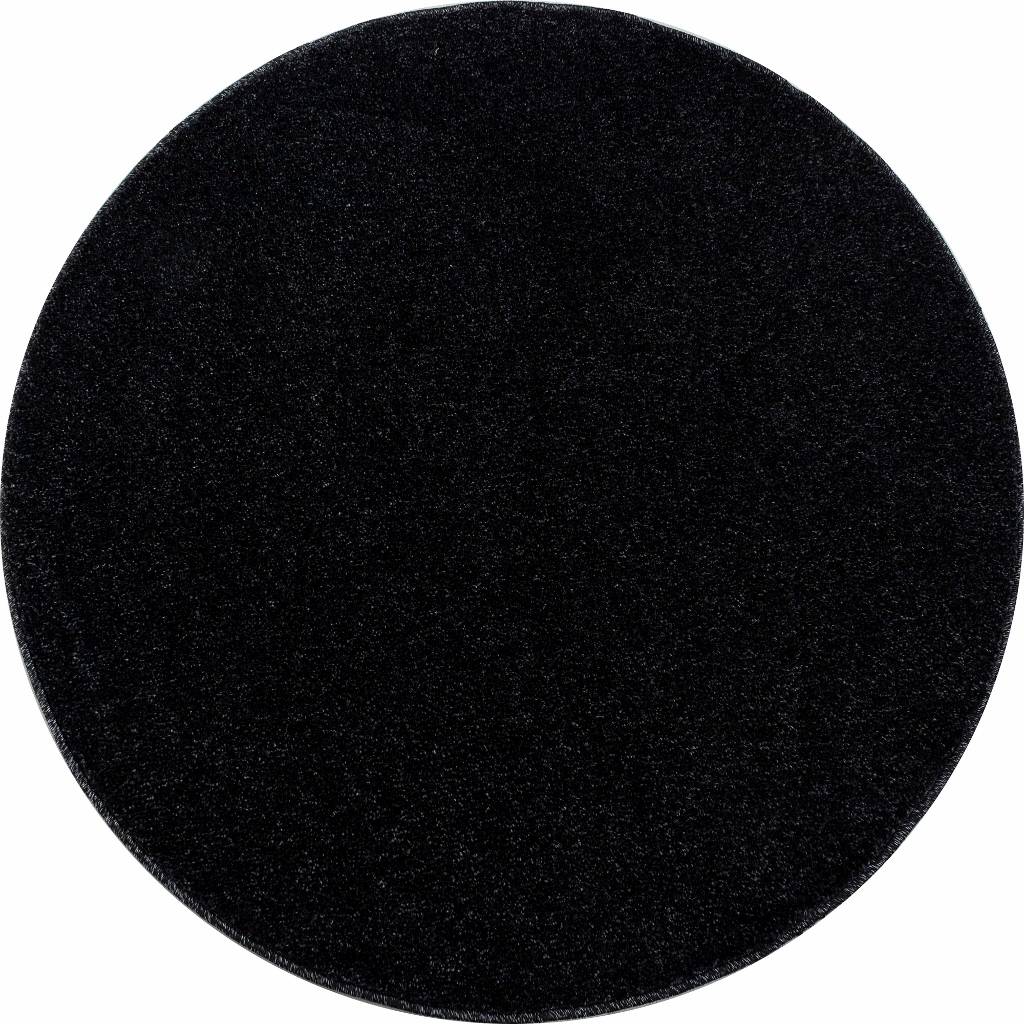 Ava Antracit - Rund Matta - Rund 200cm