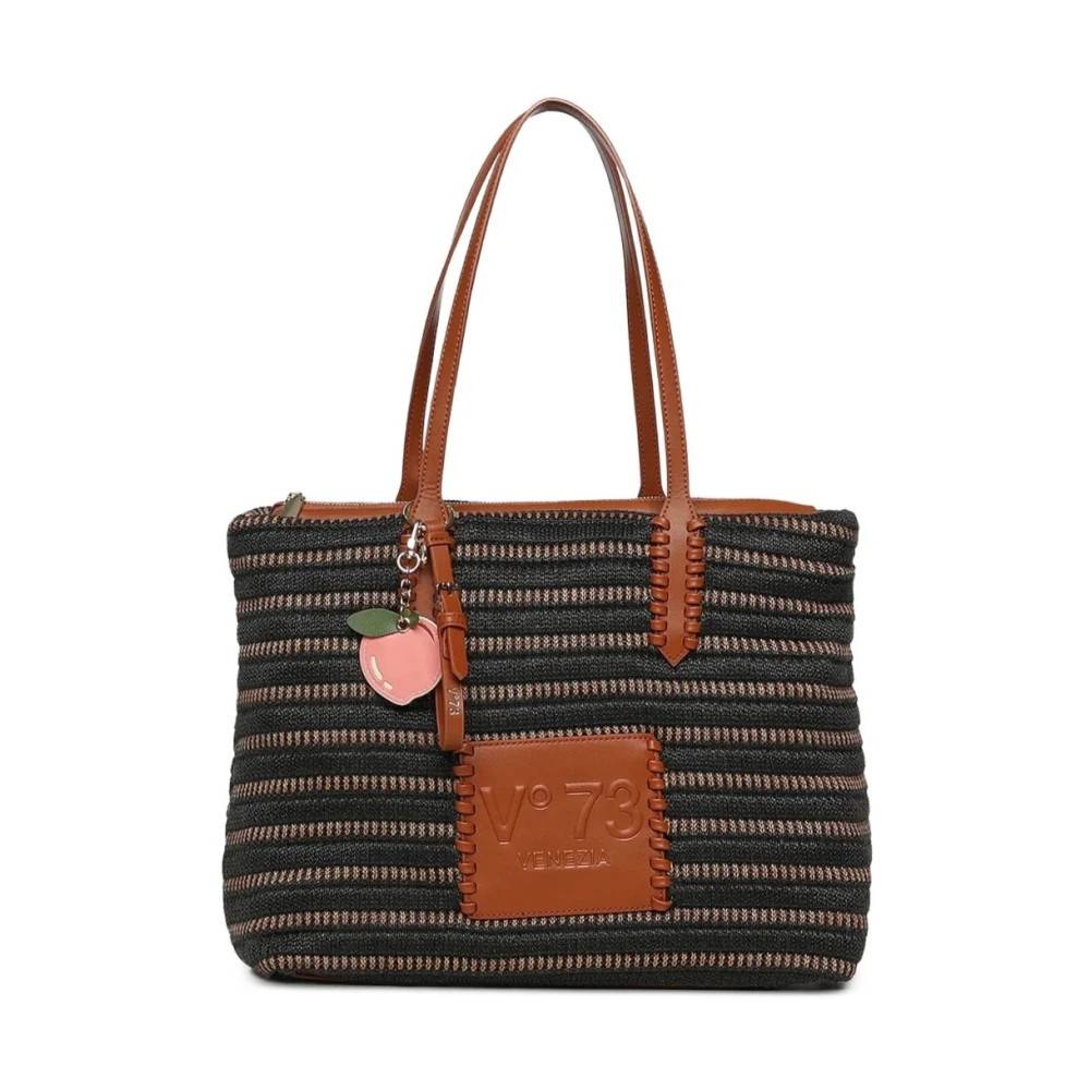 V73 Cassie Shopping Bag - Tasker - Dame - Sort - ONE SIZE -