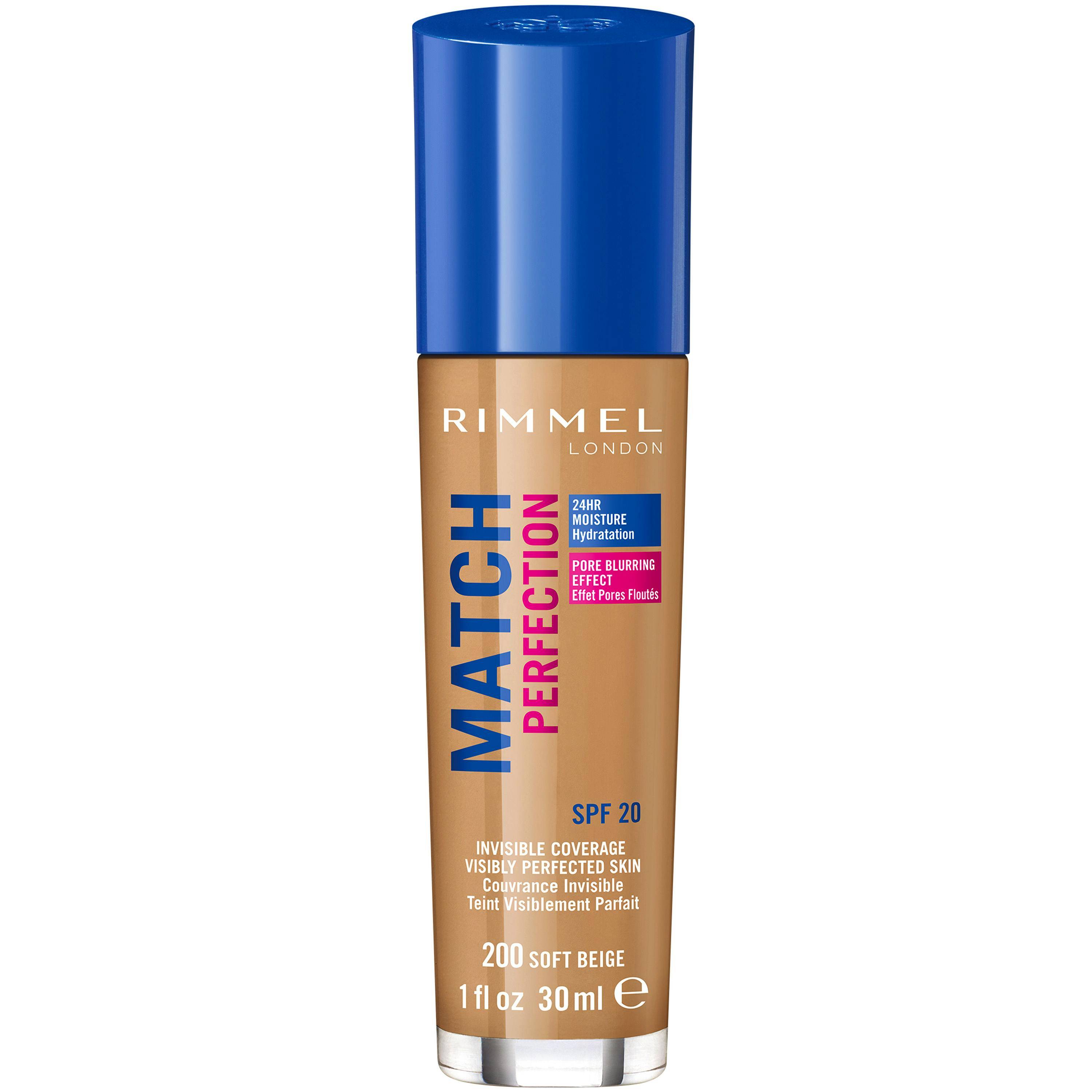 Rimmel Match Perfection Foundation 200 Soft Beige 30 ml.