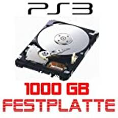 i.norys 1 TB hårddisk för SONY Playstation 3, ALLE Baureihen inkl. PS3 SLIM 1000 GB