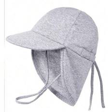 1 st Babysolhatt Småbarnsmössor för pojkar Flickor UPF 50+ UV-stråle solskydd - Grå (0-6M,6-24M,2-4 år gammal)