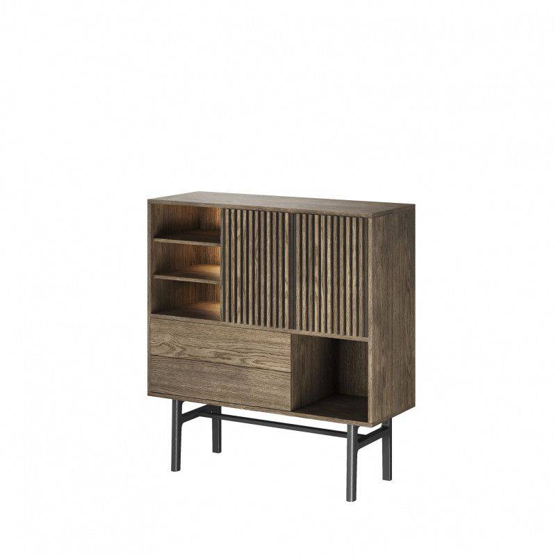 CASØ 230 highboard - røget eg