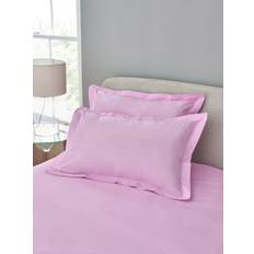 Next Set of 2 Pink Pure 144 Thread Count 100% Cotton Pillowcases