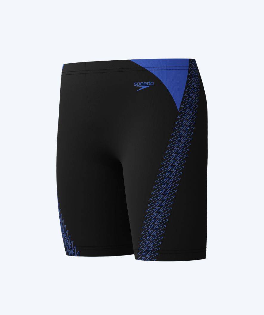 Speedo långa badbyxor för pojkar - Hyperboom Splice - Svart/Mörkblå