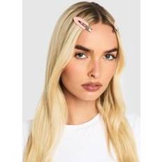 Hårklämmor (4-Pack), Pink - ONE SIZE