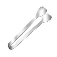 Mini madpincet i rustfrit stål, fortykket, ikke-deformerende, multifunktionel serveringspalm/hjerte/oval/firkantet glasurclips KAESI-Perfet