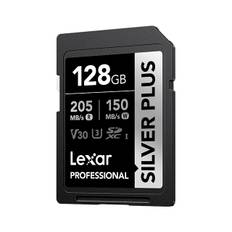 Lexar Professional SDXC 128GB Silver Plus UHS-I