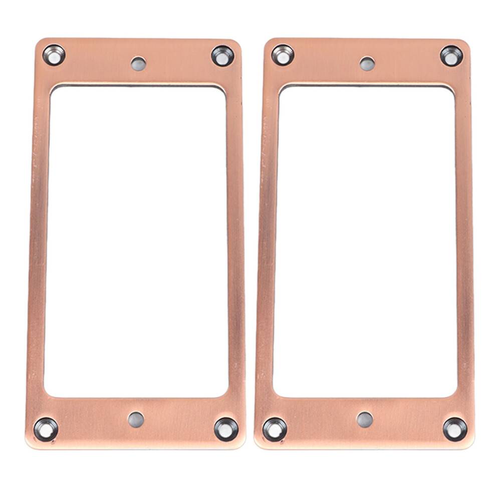 Guitar pickup-ramme i metalkonstruktion, Humbucker pickup-ring til elektrisk guitar, kompatibel med LP SG-modeller, robust monteringsring med skruer
