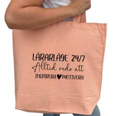 Lärarläge 24/7 - Tygpåse Lärare - Rosa