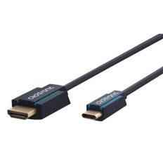 Clicktronic USB-C til HDMI-adapterkabel, 4K@60 Hz, 18 Gbit/s, 1m