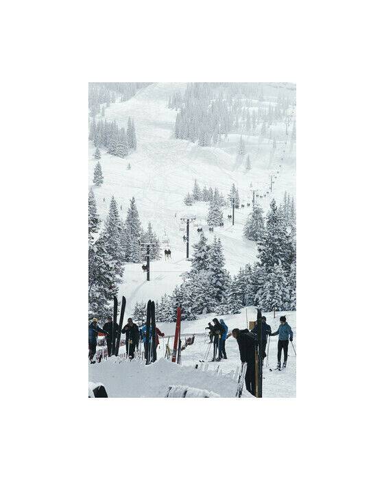 Slim Aarons Skiing In Vail