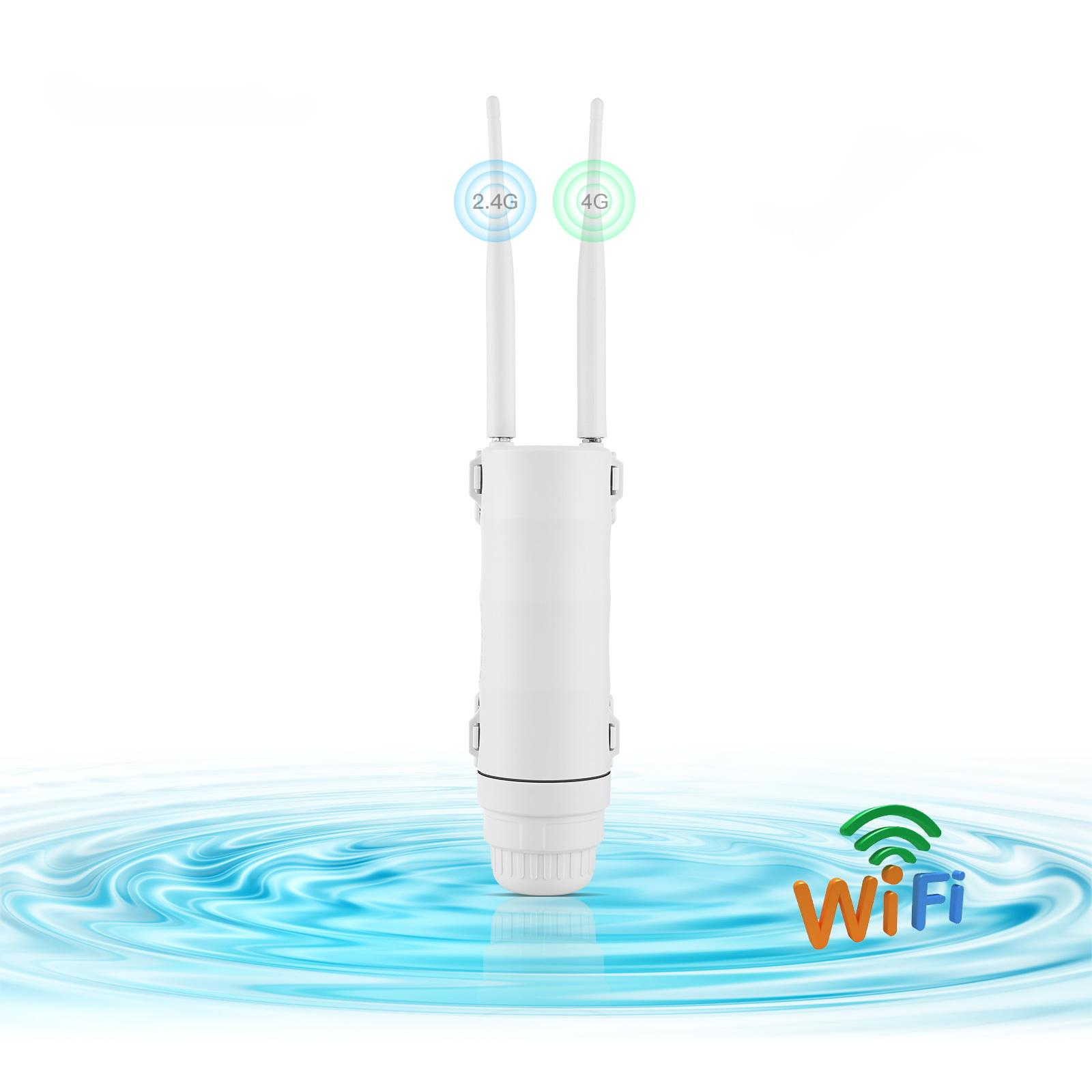 KuWFi OEM Outdoor waterproof WiFi router 4g router 1km long range Wireless 4g Wireless Router with SIM Card