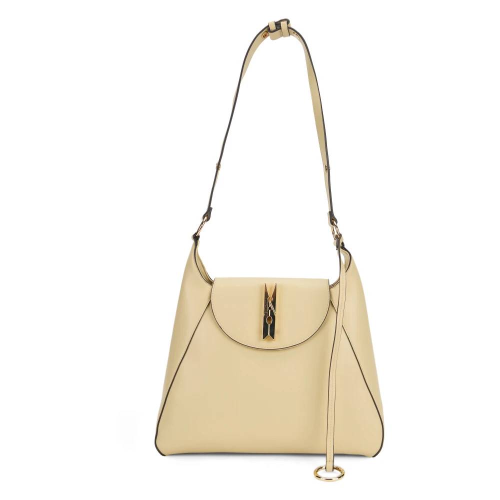 Love Moschino Tote Bag med skulderrem - Tasker - Dame - Beige - ONE SIZE - Uld