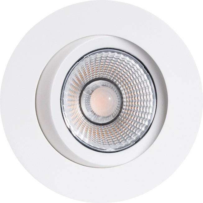 Norlamp Njord 360 LED Downlight 8W 2700K mat hvid IP44 - Udgår