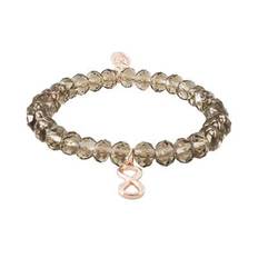 HCA Glassteinarmband - umbra - Unendlichkeit -...