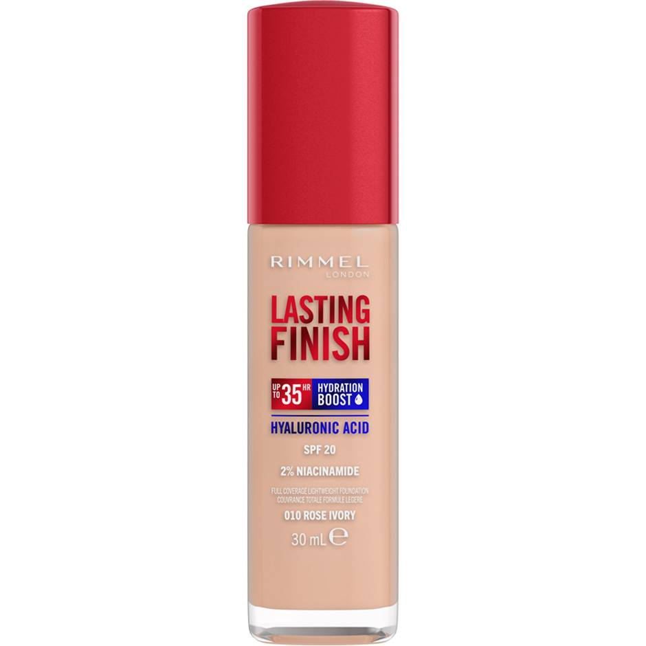 Rimmel London Clean Lasting Finish Foundation 010 Rose Ivory - 30 ml