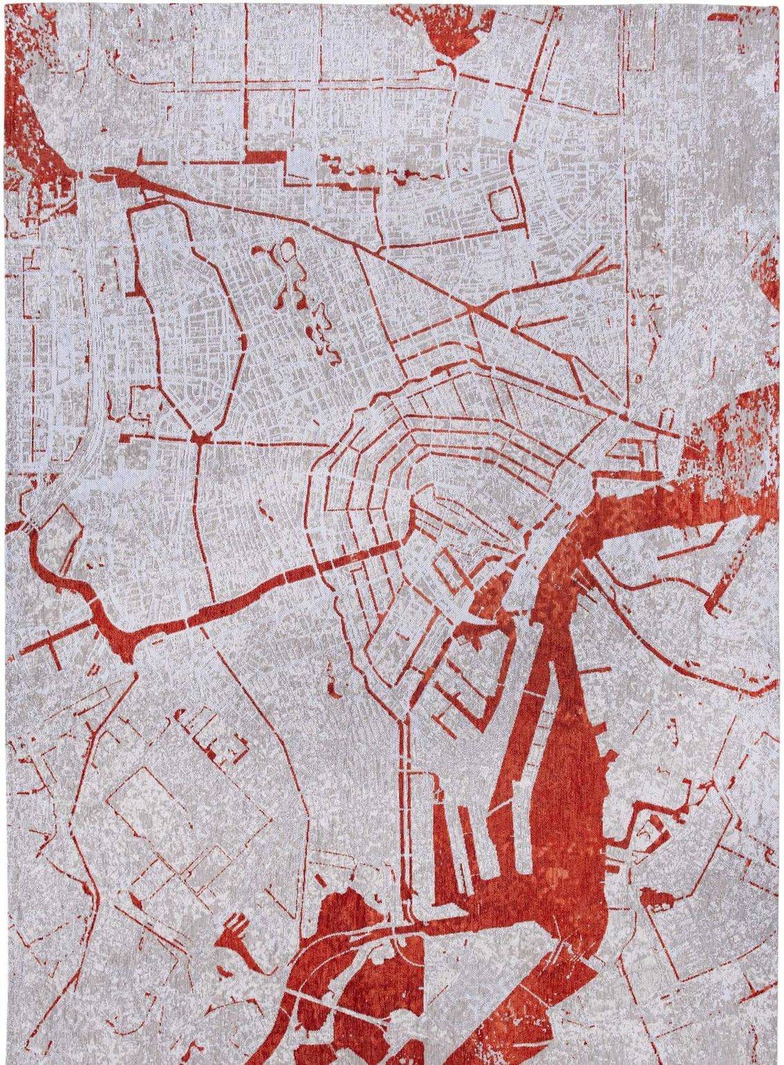 Chenille Amsterdam - Cities Collection - 240 x 340 cm - Orange Cut - (Tunn, Lättstädad) (240 x 340 cm)