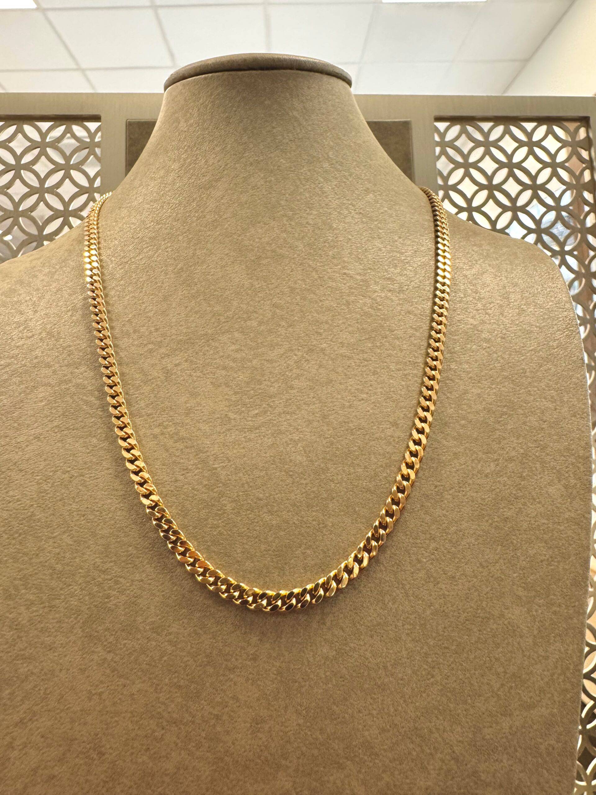 18K Guld Pansarlänk Halsband GC-PAN-2406-HB